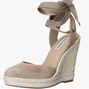 New - Steve Madden Women's Barre Espadrille Wedge Sandal